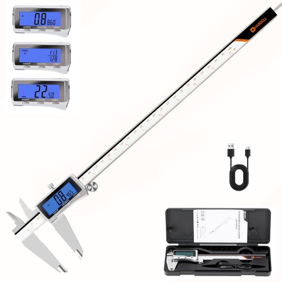 Calibrador Digital 12 Pulgadas Metal Recargable