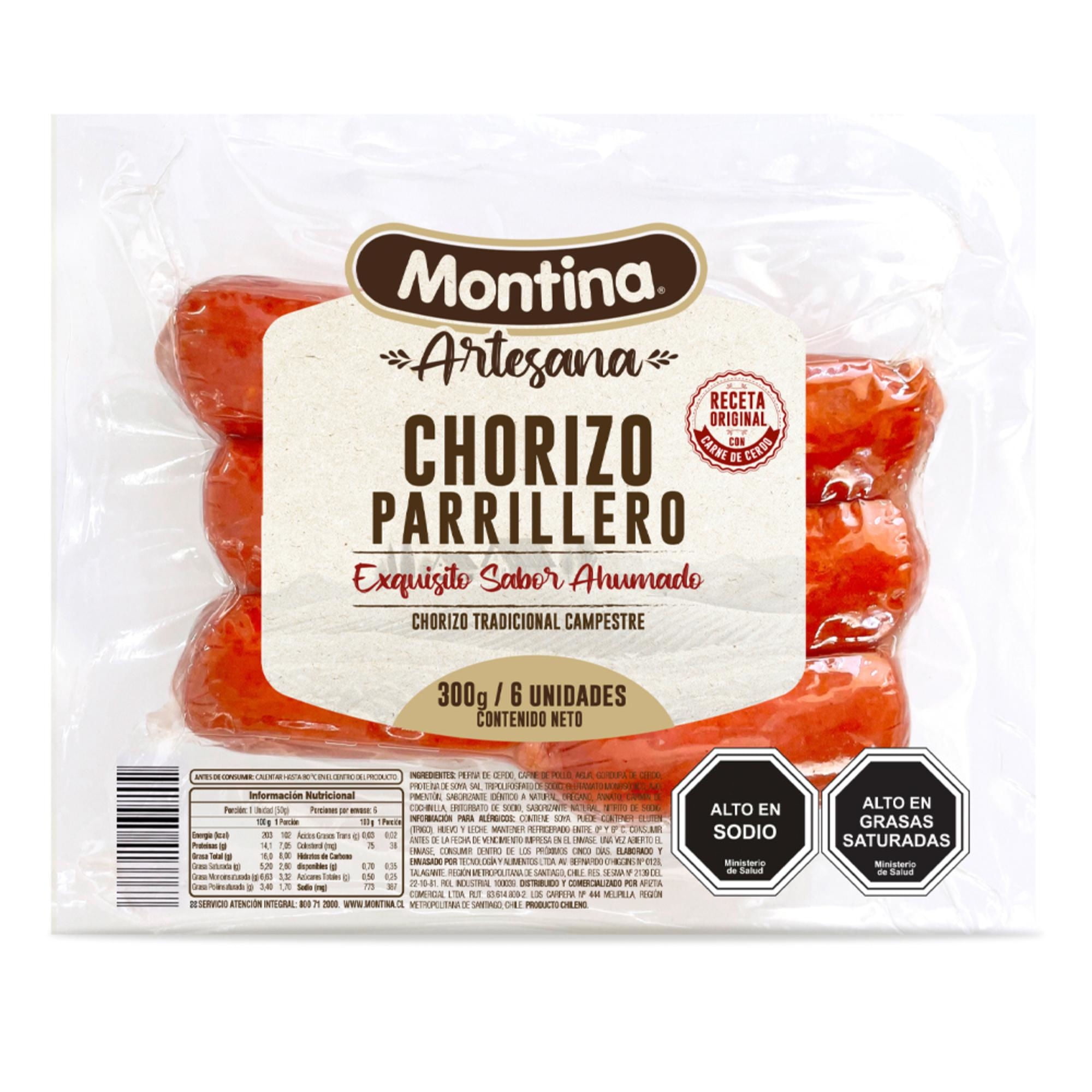 Chorizo Montina Artesana 6 Un