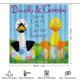 thumbnail image 2 of Pato y Ganso-theme 4-Piece Shower Curtain Set with Rugs, Waterproof Bathroom Decor Set Includes Bath Mat, U-Shaped Rug, Toilet Lid Cover and Curtain with Hooks, 2 of 6