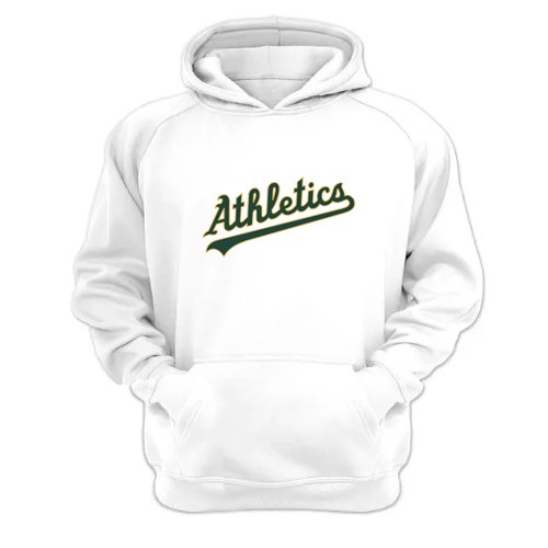 Genérico - Polerón Canguro Athletics Blanco Talla Xl Unisex