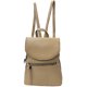 thumbnail image 1 of Mochila Cuero Ecológico Cru14 Beige Mujer, 1 of 3