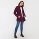 thumbnail image 4 of Chaqueta Mujer Polar Larga Burdeo Corona, 4 of 5