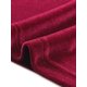 thumbnail image 5 of INSPIRE CHIC Blusas de Terciopelo para Mujer Cuello en V Mangas Abullonadas 3/4 Moda Otoño Invierno Blusa Casual Suelta Camiseta S Rojo Vino, 5 of 6