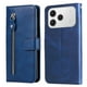 thumbnail image 5 of Funda con Cremallera para Tecno Spark 40 4G, Carcasa Cartera de Cuero PU con Soporte y Tarjetero, 5 of 5
