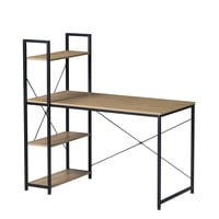 Relan - Escritorio Estilo Industrial Top Living Estantería Lateral Desk 4