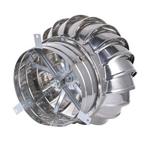 Magideal - Campana Extractora De Acero Inoxidable Resistente A La Intemperie Para Techos, Turbinas Eólicas, Accesorios De Ventilación Para Casas, Fábricas, Ático 200 Milímetros