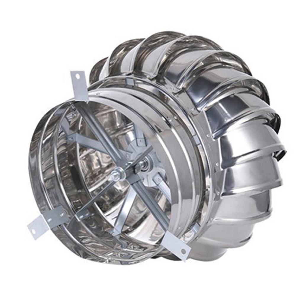 Magideal - Campana Extractora De Acero Inoxidable Resistente A La Intemperie Para Techos, Turbinas Eólicas, Accesorios De Ventilación Para Casas, Fábricas, Ático 200 Milímetros