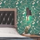 thumbnail image 2 of 1 Roll Ink Green American Country Style Instant Sticker, Moisture-proof, Anti-fouling, Green Plant Background Wall, Pvc, Self-adhesive Wallpaper, Wall Stickers, For Bedroom Living Room Dining Room Fur, 2 of 2
