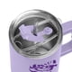 thumbnail image 2 of Vaso térmico Tumbler Logo Brands LSU de 40 oz con recubrimiento en polvo y pajilla, 2 of 2