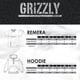 thumbnail image 5 of Polera Hombre Grizzly Griptape Print Script Gris, 5 of 5