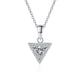 thumbnail image 1 of Collares con Colgante de Moissanita Triangular para Mujer de 0.5 a 1 Uds, Collares de Diamante de Moissanita Color D, Collares de Plata Esterlina 925, Juego Nupcial, Regalos de Joyería con, 1 of 8