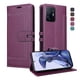 thumbnail image 1 of Premium Wallet Case for Xiaomi 11T with Card Slots & Kickstand, Flip Cover Purple, 1 of 6