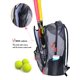 thumbnail image 3 of Bolsa de tenis d'Yallee para hombre y mujer con puerto de carga USB (camuflaje), 3 of 6