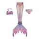 thumbnail image 1 of Traje De Baño Para Niña Colas De Sirena Cosplay Ropa De Baño Para Regalo De Cumpleaños Piscina De Vacaciones Para 130 Cm De Altura B, 1 of 5