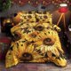 thumbnail image 1 of Sunflowerding Quilt Duvet Cover Set Bed Linen Doona Cover Children3-Piece Bedding Set, 1 of 5