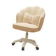 thumbnail image 1 of Silla De Oficina Giratoria De Terciopelo Suave Para Escritorio, Muebles De Oficina Y Sala De Lectura, Color Beige, 1 of 5