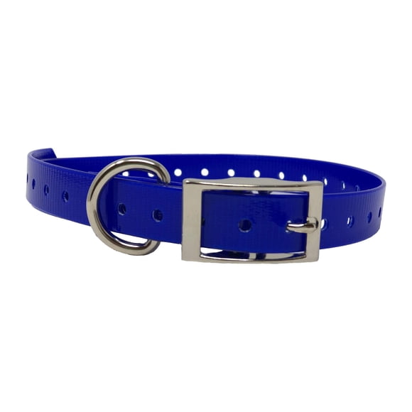Correa de repuesto para collar de mascota de 3/4 de pulgada de ancho - Azul oscuro