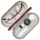 thumbnail image 1 of Estuche para Anteojos + Estuche para Lentes de Contacto MoKo Doble Cara Marrón, 1 of 7