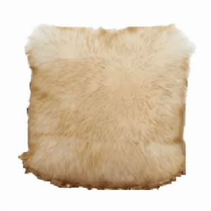 Genérico - Fundas De Cojín Peluditas 45X45 Cm Color Beige