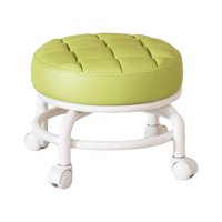 Bothyi - Taburete Bajo Giratorio De 360° Con Polea Para Sala De Estar Y Garaje.