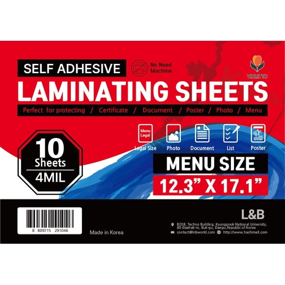 Hojas de laminado VIOLETTO 31x43 cm 10 unidades 4 mil