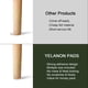 thumbnail image 5 of Protectores de fieltro para muebles Yelanon, 182 piezas para patas de sillas, color beige, 5 of 7