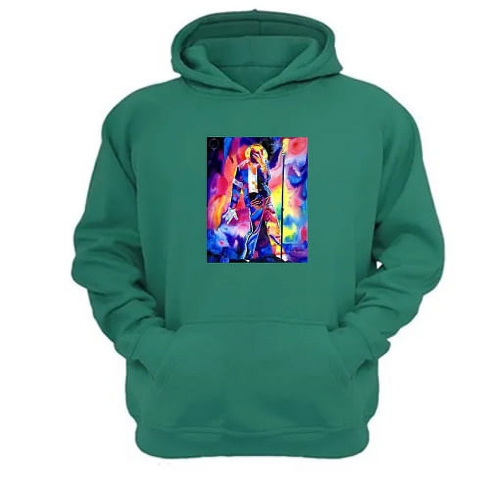 Genérico - Polerón Canguro Michael Jackson Verde Aguamarina Talla L Unisex