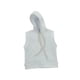 thumbnail image 4 of 1:12 Sudadera con capucha sin mangas ropa de muñeca hecha a mano accesorio de vestir para muñecas disfraz de ropa en miniatura para figuras de modelos Blanco, 4 of 5