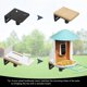 thumbnail image 5 of Comedero Para Pájaros Smart De 2 M Con Kit De Montaje De Metal Negro, 5 of 7
