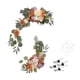 thumbnail image 1 of Guirnalda De Flores De Arco Colgante Para Boda, 2 Uds., Para Cenador De Puerta Delantera De Boda, Naranja, 1 of 3