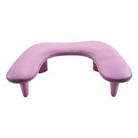 Ioensy - Reposabrazos En Forma De U Soporte Para Reposabrazos De Manicura Reposabrazos Para El Hogar Nails Tech Rosa