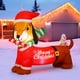 thumbnail image 4 of Goosh inflable navideño para perros, 1,5 m, con LED, para decoración exterior, 4 of 6