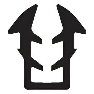 Burlete U 305 15Mm Interplas Negro 100Mts Dvp