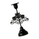 thumbnail image 2 of Candelabro Cónico De Hierro Negro, Adorno De Mesa Para Dormitorio, Ligero, Resistente, 5,5x17,5 Cm, 2 of 3