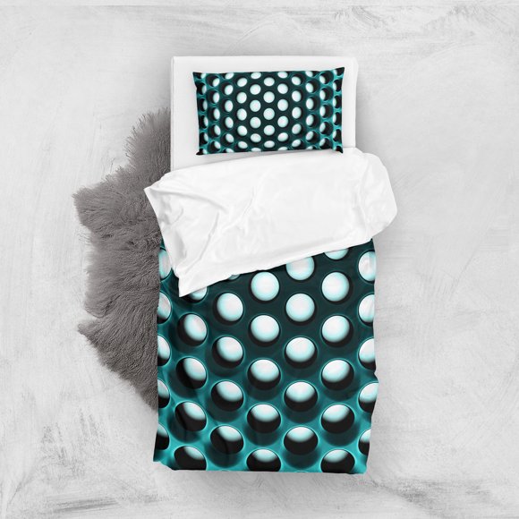 2/3pcs Soft and Comfortable Geometric Quilt Cover Set for Bedroom and Guest Room - Includes 1 Quilt Cover and 2 Pillowcases - Colorful Design for a Stylish Look