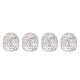thumbnail image 2 of 4pcs / Lot Rhinestone Coche Válvula Válvula Tapas Diamante Brillante Polvo Taps Taps Blanco, 2 of 5