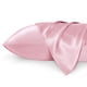 thumbnail image 1 of Funda de cama de satén para cabello y piel Queen Pink, juego de 2, 1 of 8