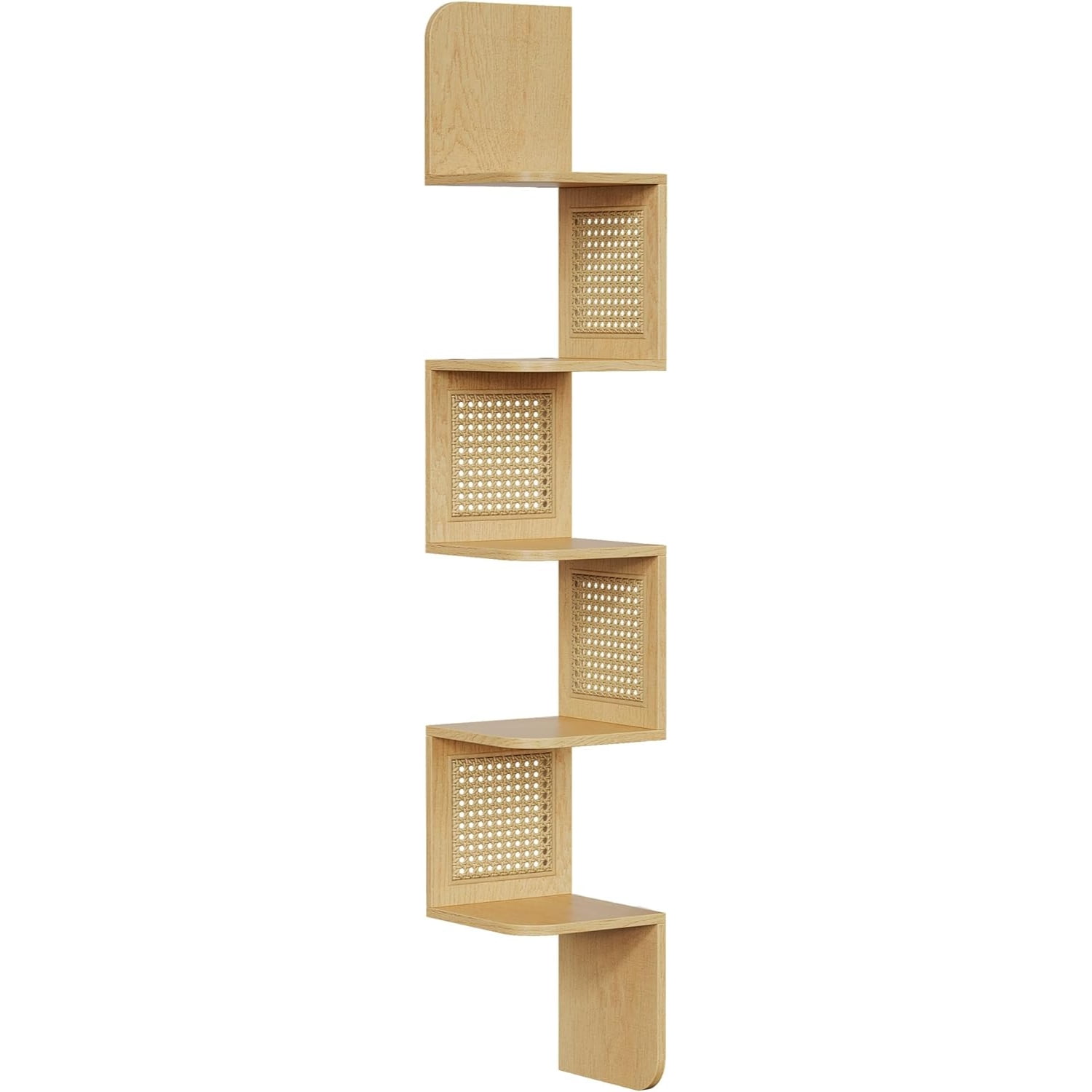 Casa Vinte - Mueble Estante Esquinero Zigzag Ratán Greve