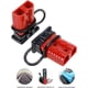 thumbnail image 5 of Kit de conector eléctrico de conexión y desconexión rápida de cable de batería de 175 A, 1/0 AWG, para cabrestante, remolque de automóvil, 2 unidades, color rojo, 5 of 7
