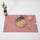 thumbnail image 1 of Firefly Hope Juego de 6 Manteletes Individuales para Mesa, Hechos de PVC Resistente, Antideslizantes y Termorresistentes, Ideal para Hogares, Restaurantes y Cocinas, Estilo B, 45*30cm, Rosa, 1 of 3