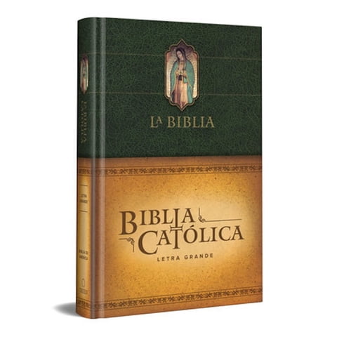 Origen - La Biblia Católica: Letra Grande, Tapa Dura, Verde