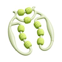 Ioensy - 9 Ruedas Rodillo Muscular Dispositivo De Estufa Resistente Multiusos Brazo Pierna Masajeador Verde