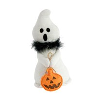 Magideal - Decoración Halloween Muñeco Fantasma Artesanal Estatuilla Ornamental Para Mesa Y Hogar Diseño Único En Poliéster Adecuado Para Regalos Y Fiestas Temá Negro