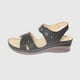 thumbnail image 2 of Sandalia Confort Negro Modelo Italiano, 2 of 4