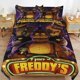 thumbnail image 1 of x284 Five Nights at Freddy's FNAF Bed Duvet Cover Microfiber Bedding Sets 3D Printed Lightweight 3 Piece Comforter Sets, 1 Duvet Cover And 2 Pillow Shams for Kids Boys Girls 79"x90" jn2, 1 of 5
