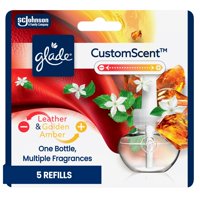 Recambios Glade Plugins Con Aroma A Cuero Y Ámbar Dorado, 5 Recambios