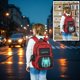 thumbnail image 2 of Mochila BLUWEI para Niños 48 cm Mochila Escolar Luminosa de Spider, 2 of 6