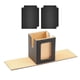 thumbnail image 2 of Caja De Baraja De Cartas Coleccionables Para Juego De Cartas De Béisbol, Organizador De Cartas Con Capacidad Para Más De 100 Cartas, Color Naranja, 2 of 3