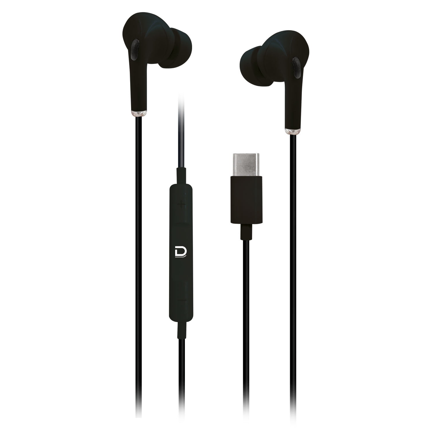 Audifono Con Cable Type C Negro Datacom