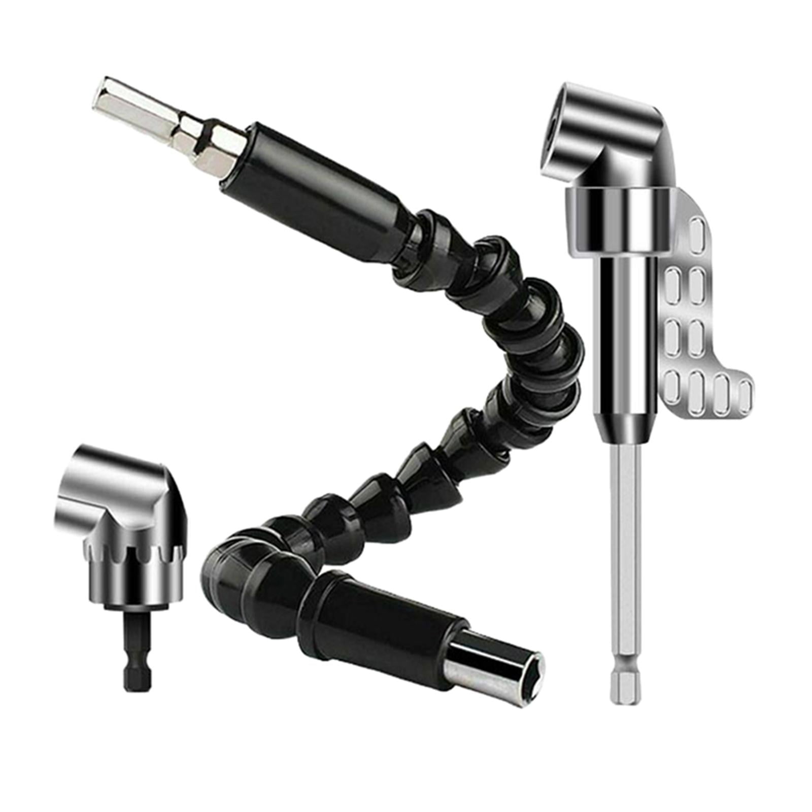 Magideal - Destornillador De Vástago Hexagonal De 1/4 ", Soporte De Puntas En Ángulo, Accesorios De Herramientas Eléctricas, Accesorio De Extensión Antioxidante, Estilo B